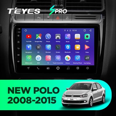Штатная магнитола Teyes SPRO для Volkswagen Polo sedan 2008-2015 на Android 8.1