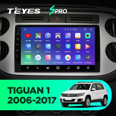 Штатная магнитола Teyes SPRO для Volkswagen Tiguan 1 2006-2017 на Android 8.1
