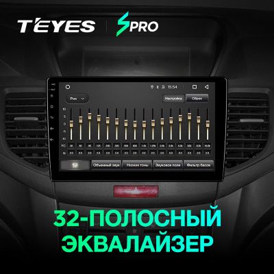 Штатная магнитола Teyes SPRO для Honda Accord 8 2008-2012 на Android 8.1