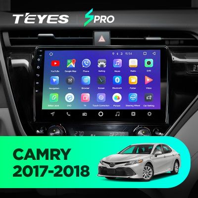 Штатная магнитола Teyes SPRO для Toyota Camry 8 XV 70 2017-2019 на Android 8.1