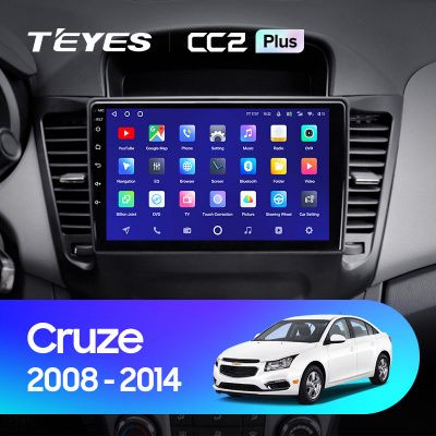 Штатная магнитола Teyes CC2PLUS для Chevrolet Cruze J300 2008-2014 на Android 10