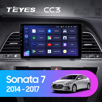 Штатная магнитола Teyes CC3 для Hyundai Sonata 7 LF 2014-2017 на Android 10