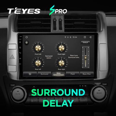 Штатная магнитола Teyes SPRO для Toyota Land Cruiser Prado 150 2009-2013 на Android 8.1