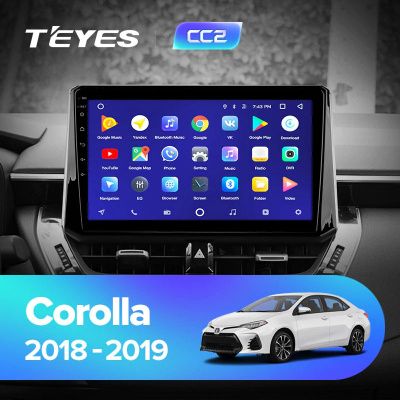 Штатная магнитола Teyes для Toyota Corolla XI 2016-2019 на Android 8.1