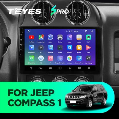 Штатная магнитола Teyes SPRO для Jeep Compass MK 2009-2015 на Android 8.1