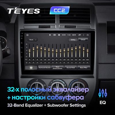 Штатная магнитола Teyes для Jeep Compass MK 2006-2010 на Android 8.1