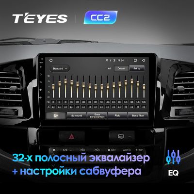 Штатная магнитола Teyes для Toyota Fortuner AN50 AN60 HILUX Revo Vigo 2008-2014 на Android 8.1
